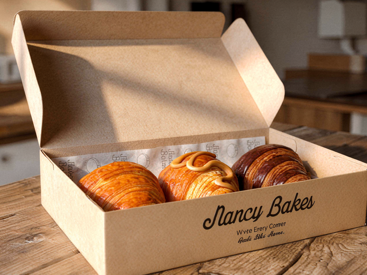 3 Croissants Mini Box 🥐