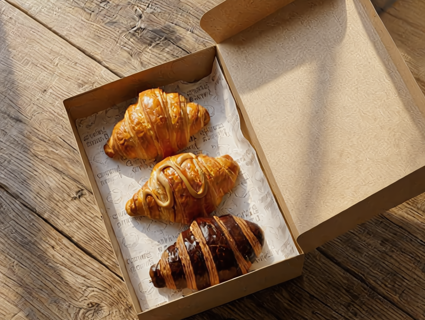 3 Croissants Mini Box 🥐